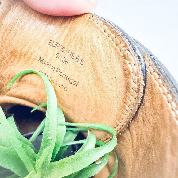 & Other Stories Black Leather Military Combat Lace Up Boots 348466 Size 6.5 EUC - Picture 5 of 7